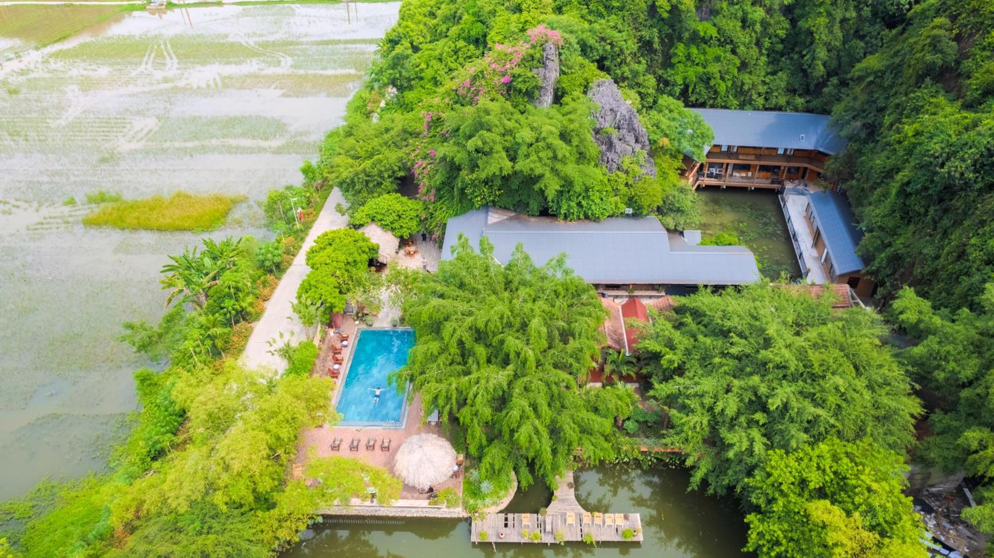 Tam Coc Central Bungalow-Hostel Vu Lam Exterior foto